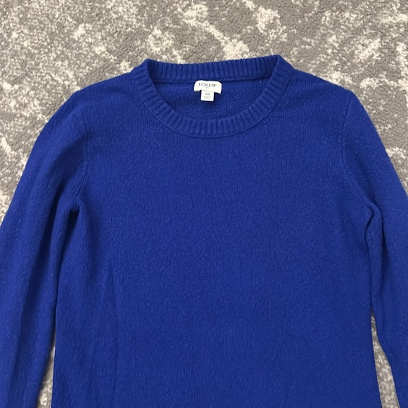 J. Crew cobalt blue Reimagined crew neck sweater - Picture 7 of 12
